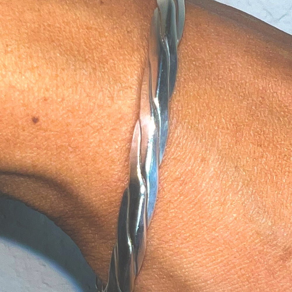 Pricedrop! Rare!! Tiffany & Co. Twisted Rope Knife Edge 925 sterling Bracelet